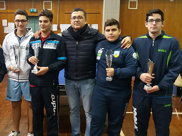 Podio torneo nazionale Siracusa gennaio 2017