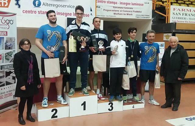 Podio 4^ categoria marzo 2017 San Severo